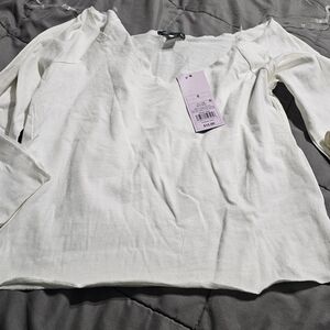 Wild Fable Cream Long Sleeve Top